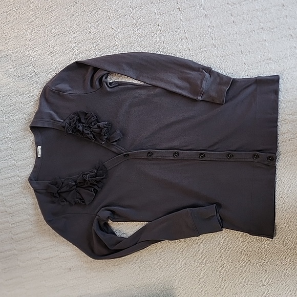 J.Crew Grey Cardigan Top - Picture 11 of 11